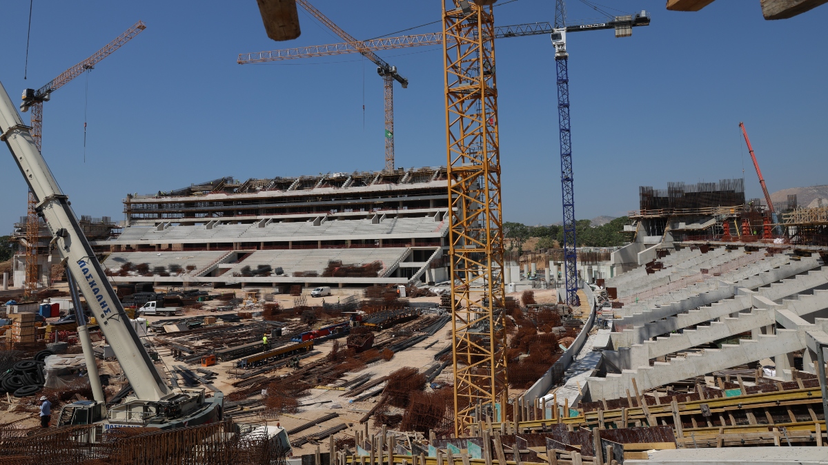 Σε πλήρη εξέλιξη τα έργα για τις εγκαταστάσεις του Παναθηναϊκού στον Βοτανικό